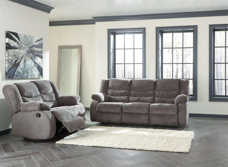 Tulen Gray Reclining Living Room Set - Lara FurnitureLiving Room Set