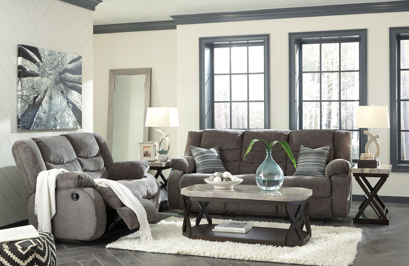 Tulen Gray Reclining Living Room Set - Lara FurnitureLiving Room Set