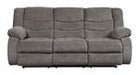 Tulen Gray Reclining Sofa - Gate FurnitureReclining Sofa