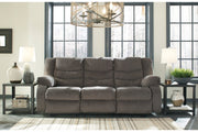 Tulen Gray Reclining Sofa - Lara FurnitureReclining Sofa