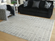 Turinwith Ivory/Black 7'10" x 9'10" Area Rug - R407551