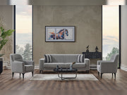 Twist Convertible Loveseat in Grey - 200-SER-TWI-PINAR17-2