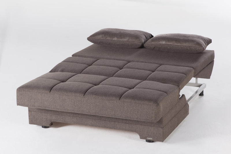 Twist Love Seat (Astoral L.Brown) 1 Piece - Gate FurnitureLoveseat