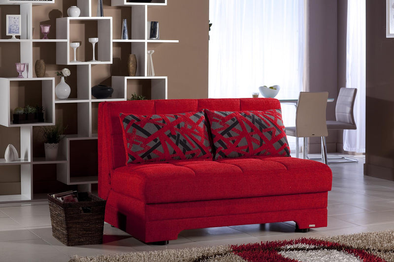 Twist Love Seat (Story Red) 1 Piece - Lara FurnitureLoveseat
