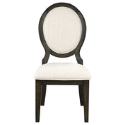 Twyla 5-piece Round Wood Dining Room Table Set Dark Cocoa - 109230-S5