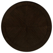 Twyla 60-inch Round Dining Table with Drawer Dark Cocoa - 115100