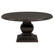 Twyla 7-piece Round Wood Dining Room Table Set Dark Cocoa - 109230-S7