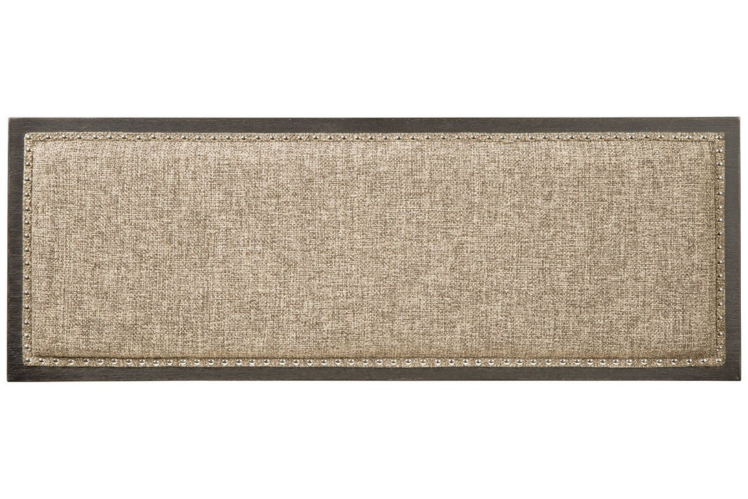 Tyler Creek Antique Black Counter Height Dining Bench - Gate FurnitureAccent Bench