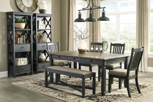 Tyler Creek Black - Gray Dining Room Set - Gate FurnitureDining Room Set