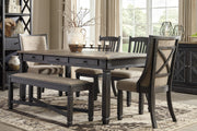 Tyler Creek Black - Gray Dining Room Set - Lara FurnitureDining Room Set