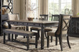 Tyler Creek Black - Gray Dining Room Set - Gate FurnitureDining Room Set