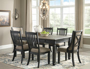 Tyler Creek Black/Grayish Brown Dining Chair (Set of 2) - D736-01X2