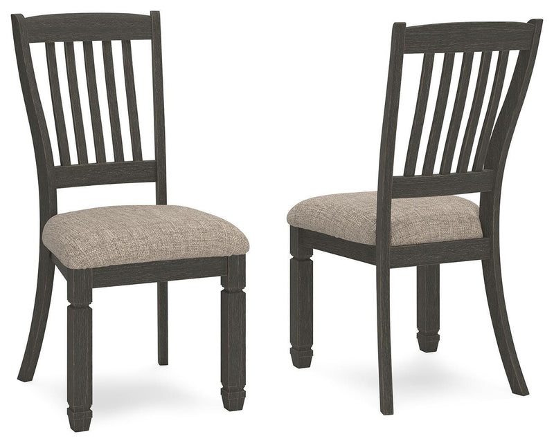 Tyler Creek Black/Grayish Brown Dining Chair (Set of 2) - D736-01X2