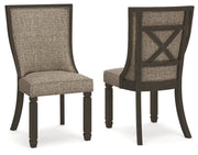 Tyler Creek Black/Grayish Brown Dining Chair (Set of 2) - D736-02X2