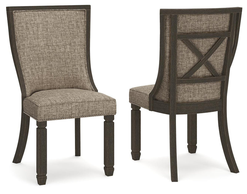 Tyler Creek Black/Grayish Brown Dining Chair (Set of 2) - D736-02X2