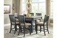 Tyler Creek Black/Gray Counter Height Dining Table - Gate FurnitureCounter Height Table