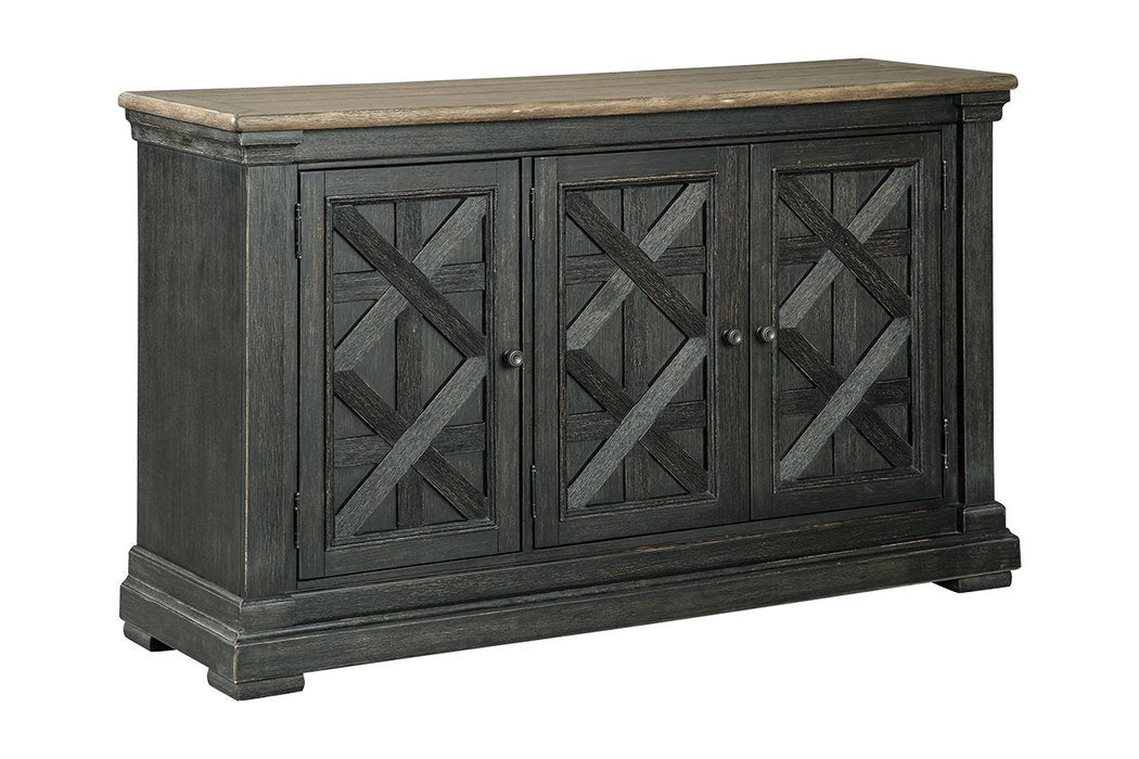 Tyler Creek Black/Gray Dining Server - Gate FurnitureCabinet