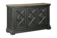 Tyler Creek Black/Gray Dining Server - Gate FurnitureCabinet