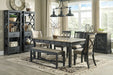 Tyler Creek Black/Gray Dining Server - Gate FurnitureCabinet