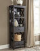 Tyler Creek Black/Gray Display Cabinet - Gate FurnitureCabinet