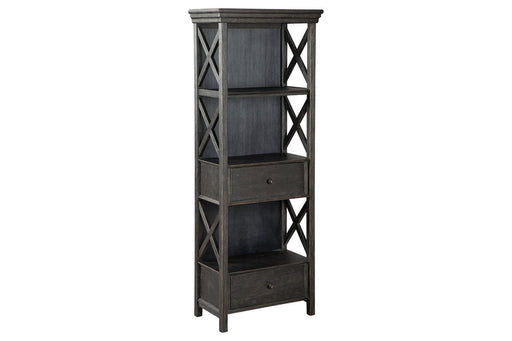 Tyler Creek Black/Gray Display Cabinet - Gate FurnitureCabinet