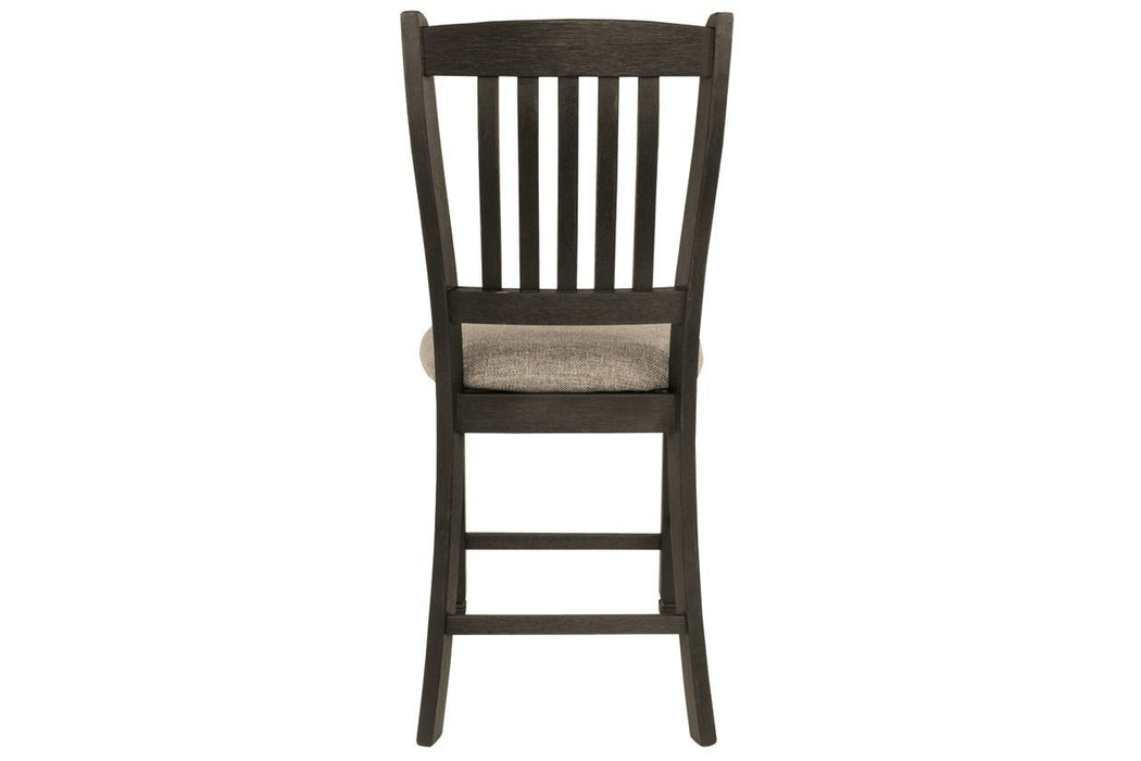 Tyler Creek Black/Grayish Brown Counter Height Bar Stool (Set of 2) - Gate FurnitureBarstool