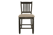 Tyler Creek Black/Grayish Brown Counter Height Bar Stool (Set of 2) - Lara FurnitureBarstool