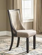 Tyler Creek Black/Grayish Brown Dining Chair (Set of 2) - Lara FurnitureDining Chair