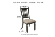 Tyler Creek Black/Grayish Brown Dining Chair (Set of 2) - Lara FurnitureDining Chair