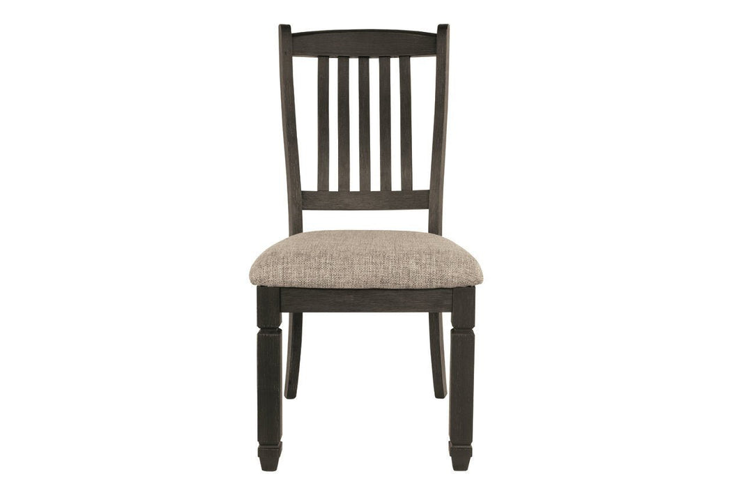 Tyler Creek Black/Grayish Brown Dining Chair (Set of 2) - Gate FurnitureDining Chair