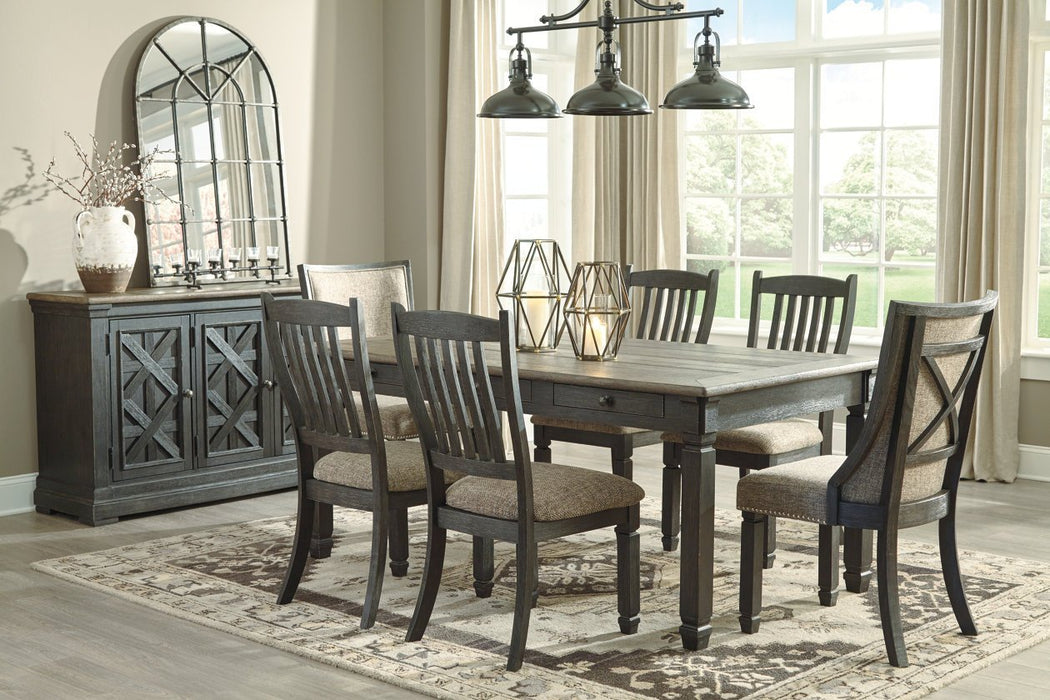 Tyler Creek Black/Grayish Brown Dining Chair (Set of 2) - Gate FurnitureDining Chair