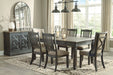 Tyler Creek Black/Grayish Brown Dining Chair (Set of 2) - Gate FurnitureDining Chair
