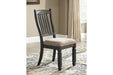 Tyler Creek Black/Grayish Brown Dining Chair (Set of 2) - Gate FurnitureDining Chair