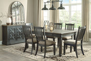 Tyler Creek Black/Grayish Brown Rectangular Dining Set - Lara FurnitureDining Room Set