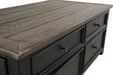 Tyler Creek Grayish Brown/Black Coffee Table with Lift Top - Gate FurnitureCoffee Table