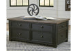 Tyler Creek Grayish Brown/Black Coffee Table with Lift Top - Gate FurnitureCoffee Table