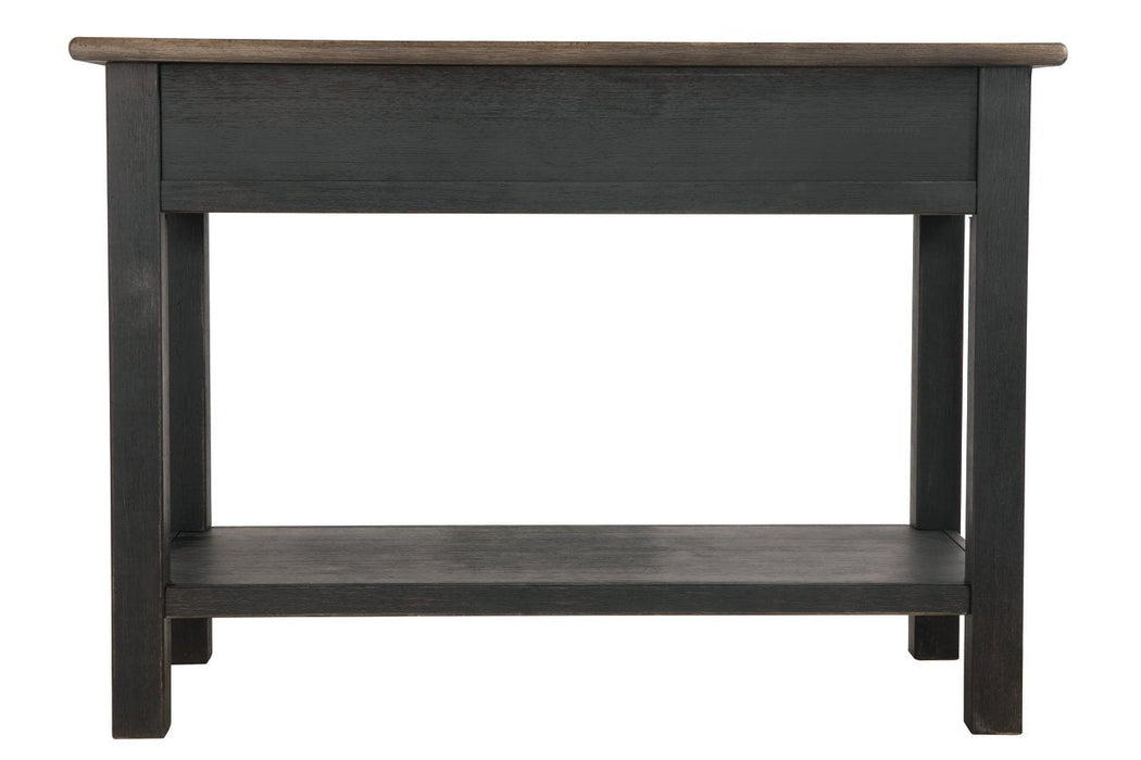Tyler Creek Grayish Brown/Black Sofa/Console Table - Gate FurnitureSofa Table