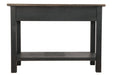 Tyler Creek Grayish Brown/Black Sofa/Console Table - Gate FurnitureSofa Table