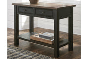 Tyler Creek Grayish Brown/Black Sofa/Console Table - Lara FurnitureSofa Table