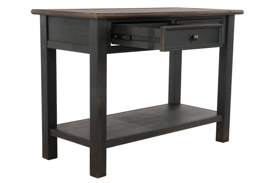 Tyler Creek Grayish Brown/Black Sofa/Console Table - Gate FurnitureSofa Table