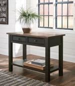 Tyler Creek Grayish Brown/Black Sofa/Console Table - Gate FurnitureSofa Table