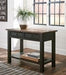 Tyler Creek Grayish Brown/Black Sofa/Console Table - Gate FurnitureSofa Table
