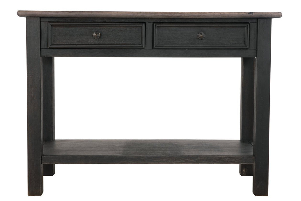 Tyler Creek Grayish Brown/Black Sofa/Console Table - Gate FurnitureSofa Table
