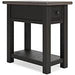 Tyler Creek Two - tone Chairside End Table - Gate FurnitureEnd Table Chair Side