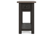 Tyler Creek Two - tone Chairside End Table - Gate FurnitureEnd Table Chair Side