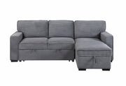 U0203 Light Grey Reversible Sofa Bed - Lara FurnitureSleeper Sectional