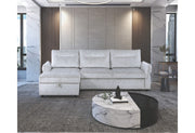 U0301 Grey Pull Out Sofa Bed - U0301-GREY-SOFA BED