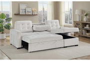 U0707 Chalk Reversible Sofa Bed - U0707-CHALK-REVERSIBLE SOFA BED