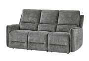U2203 Dark Grey Power Reclining Sofa - U2203-DRK GRY-PRS