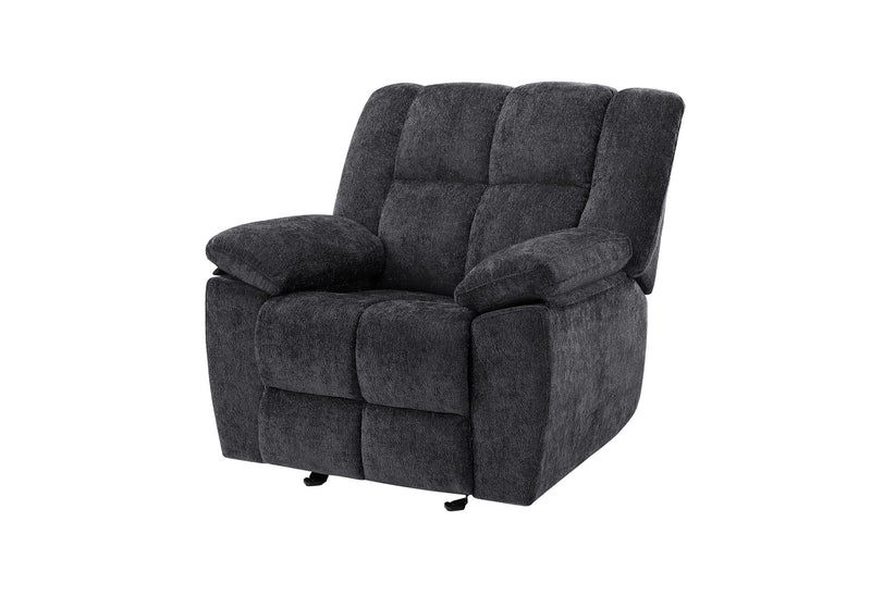U6000 Black Glider Recliner - U6000-BLACK-GR-N